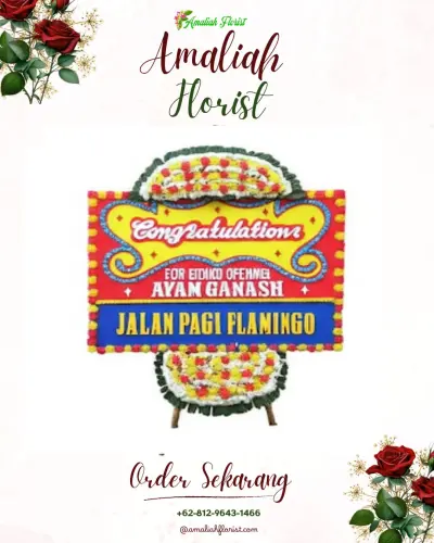 Bunga Papan Congratulation di Bojongsana